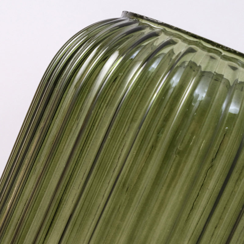 StripeGlow | Skandinavische Glas-Zylinderlampe fürs Schlafzimmer