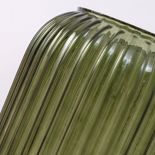 StripeGlow | Skandinavische Glas-Zylinderlampe fürs Schlafzimmer