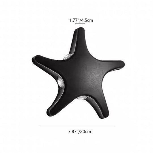 StarShell | Kreative LED-Wandleuchte für Außenbereiche