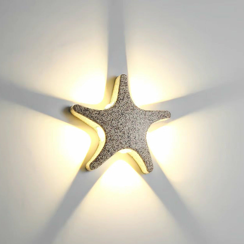 StarShell | Kreative LED-Wandleuchte für Außenbereiche