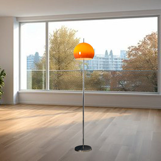 ModiTwin | Moderne Mid-Century Pilz Runde Eisen Acryl 2-Licht Stehlampe Für Wohnzimmer