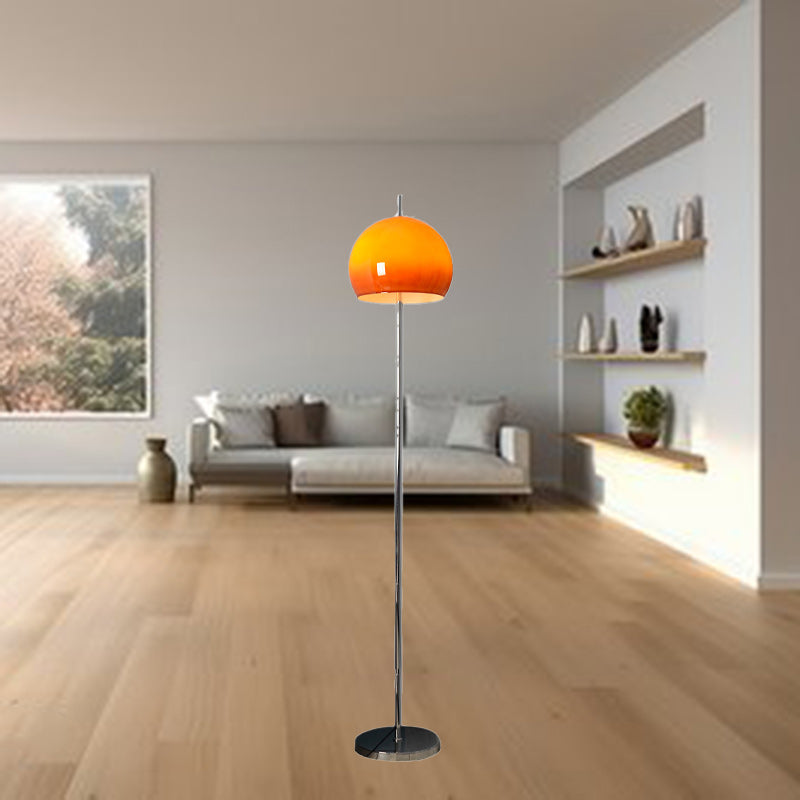 ModiTwin | Moderne Mid-Century Pilz Runde Eisen Acryl 2-Licht Stehlampe Für Wohnzimmer