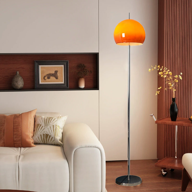 ModiTwin | Moderne Mid-Century Pilz Runde Eisen Acryl 2-Licht Stehlampe Für Wohnzimmer