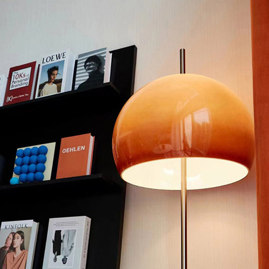 ModiTwin | Moderne Mid-Century Pilz Runde Eisen Acryl 2-Licht Stehlampe Für Wohnzimmer