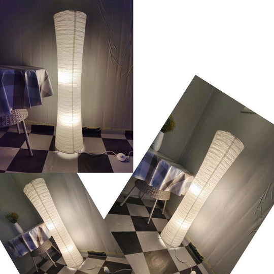 SomaGlow | Design-Stehleuchte aus Papier für Wohnzimmer