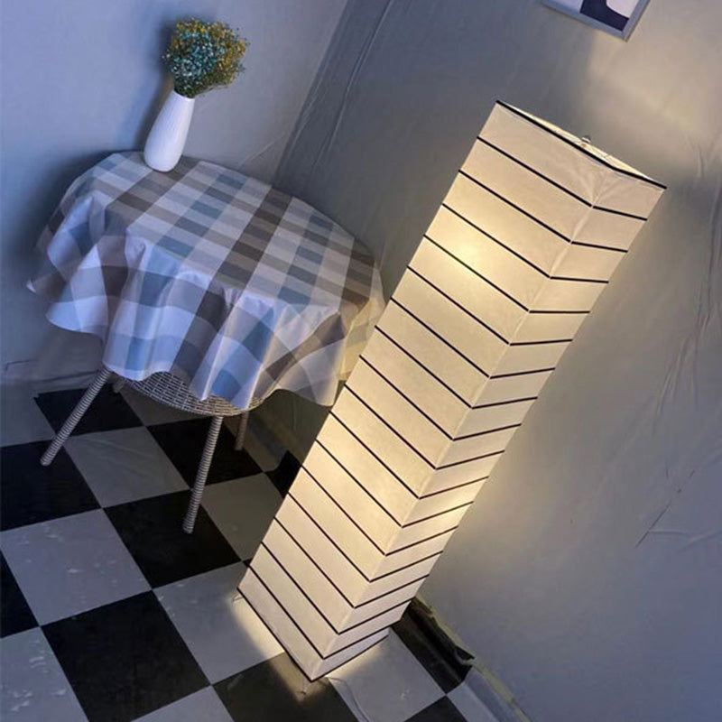 SomaGlow | Design-Stehleuchte aus Papier für Wohnzimmer