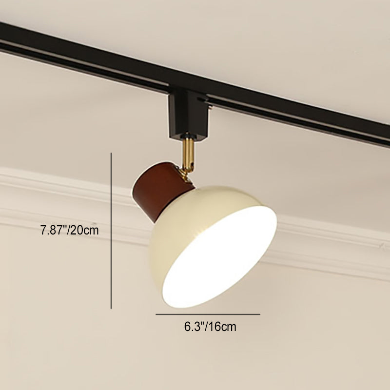 NordRail | Verstellbare Deckenleuchte aus Holz & Eisen