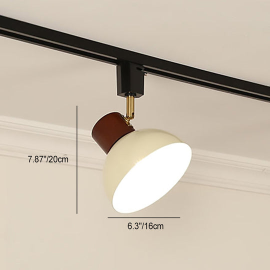 NordRail | Verstellbare Deckenleuchte aus Holz & Eisen