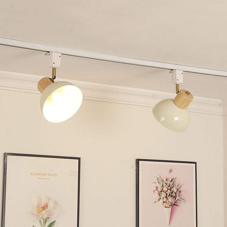 NordRail | Verstellbare Deckenleuchte aus Holz & Eisen