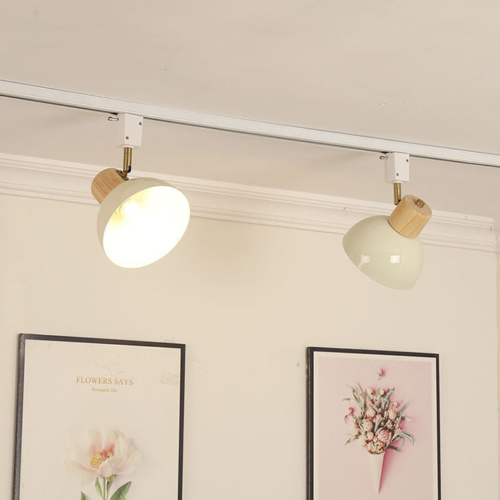 NordRail | Verstellbare Deckenleuchte aus Holz & Eisen