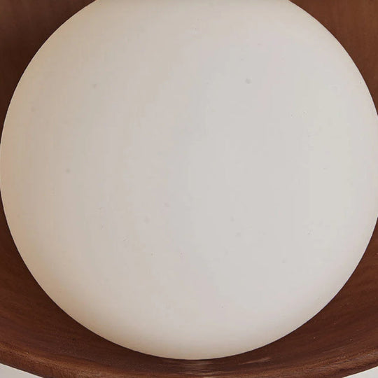 ResinGlow | Runde Wandleuchte aus Harz & Eisen