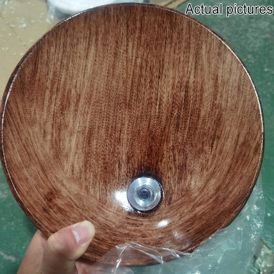 ResinGlow | Runde Wandleuchte aus Harz & Eisen