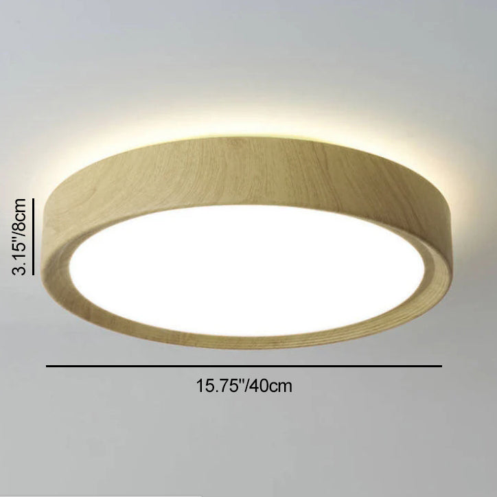 SereniWood | Dimmbares Holzdesign-Licht mit 3600lm Power