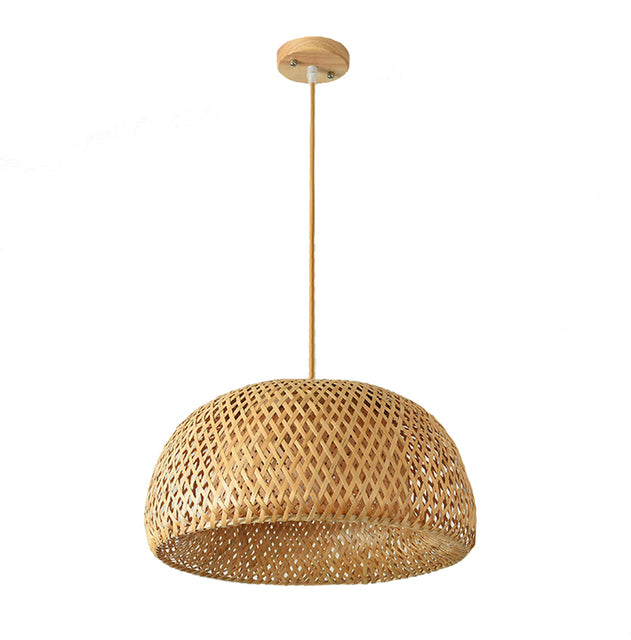BambuLuxe | Handgeflochtene Bambuslampe mit Stil