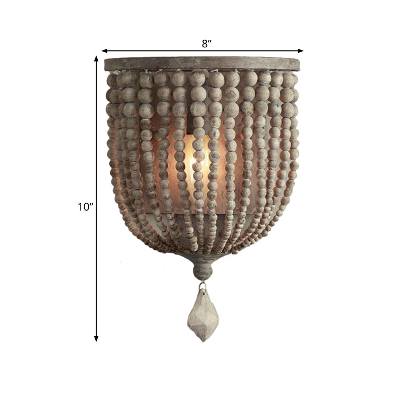 BeadShade | Handgefertigte Perlen-Wandleuchte7