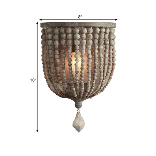 BeadShade | Handgefertigte Perlen-Wandleuchte7