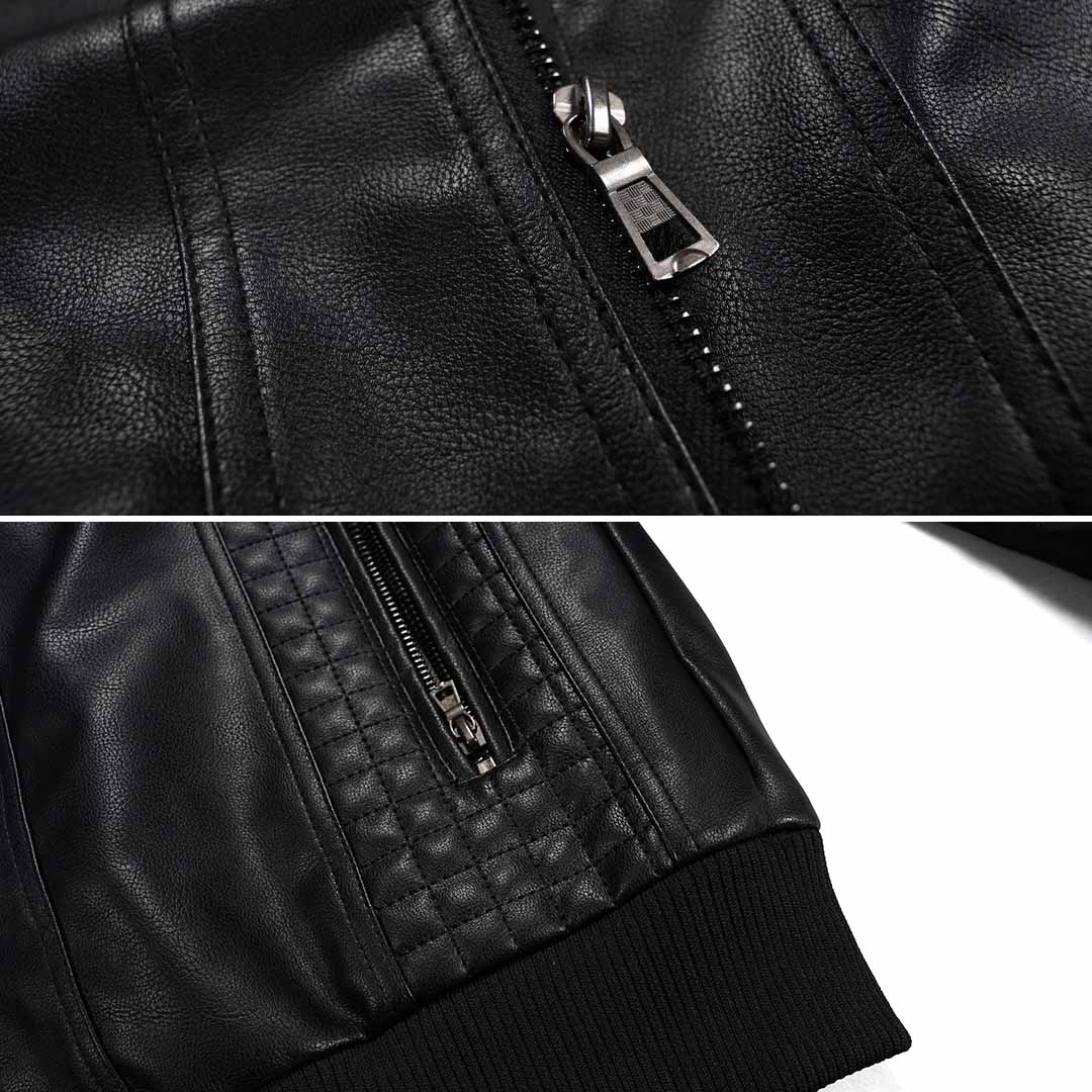 Ben | Premium Lederjacke mit Kapuze | Herren4