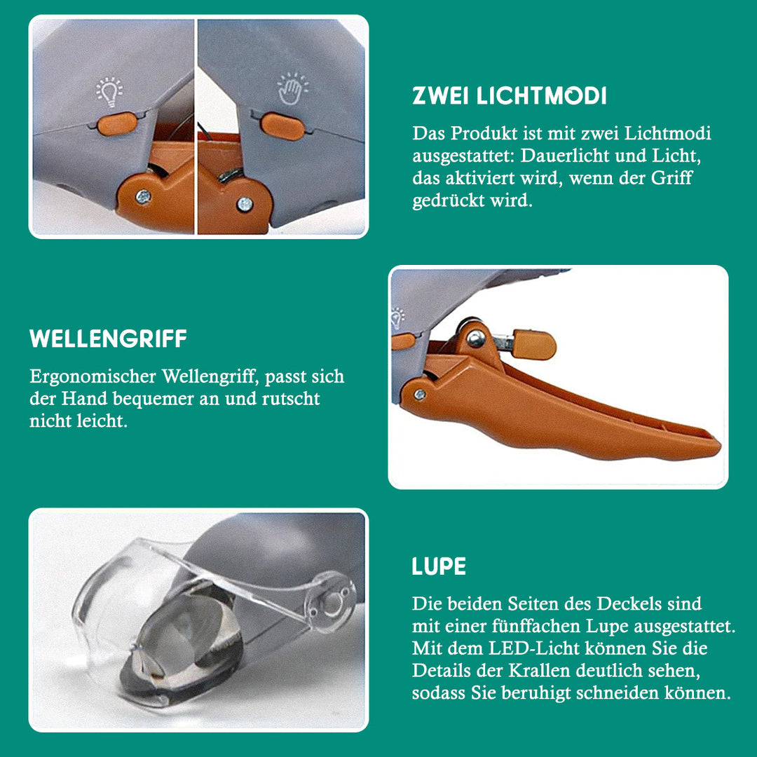 PawClip | Sicherer Nagelknipser mit Sensorschutz