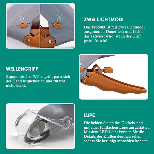 PawClip | Sicherer Nagelknipser mit Sensorschutz