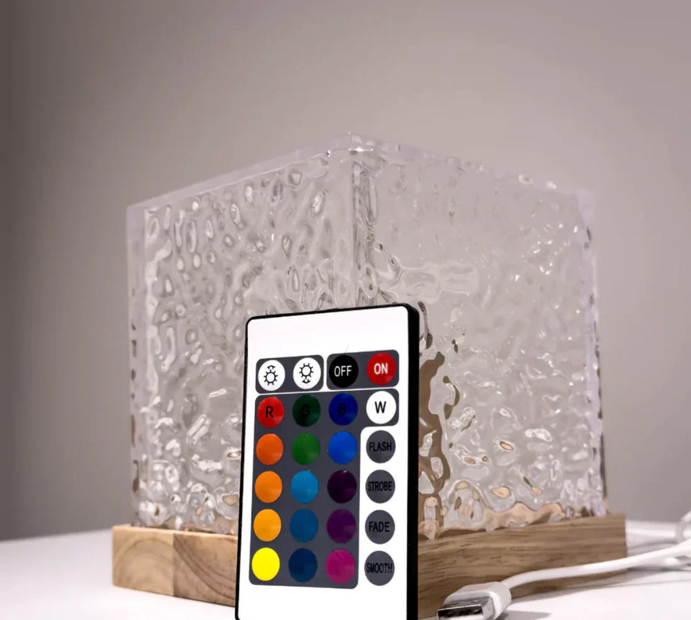 Lumière | AuroraGlow Nachttischlampe – Faszinierendes Lichtspiel für dein Zuhause 2