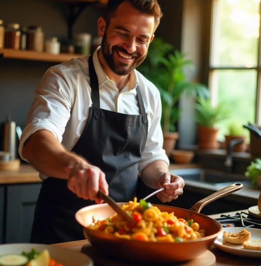 CopperChef | Deluxe Kupferpfanne für präzises Kochen