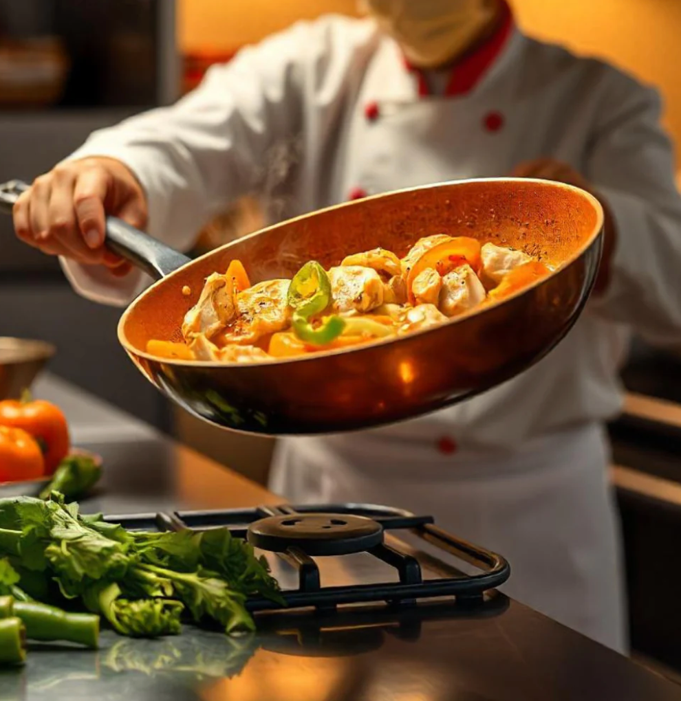 CopperChef | Deluxe Kupferpfanne für präzises Kochen