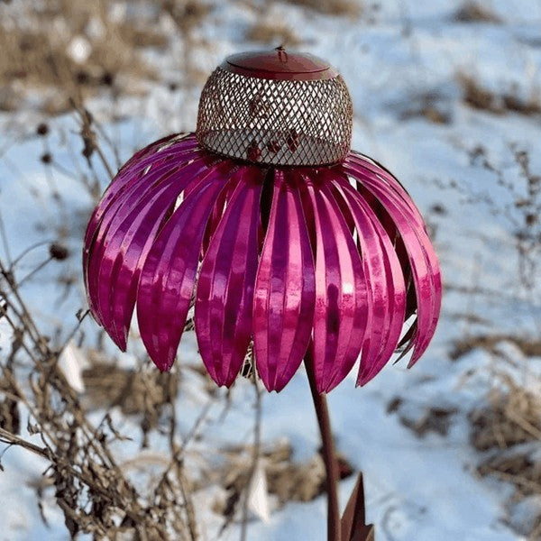 BirdBliss | Ästhetisches Sonnenhut-Vogelfutterhaus2
