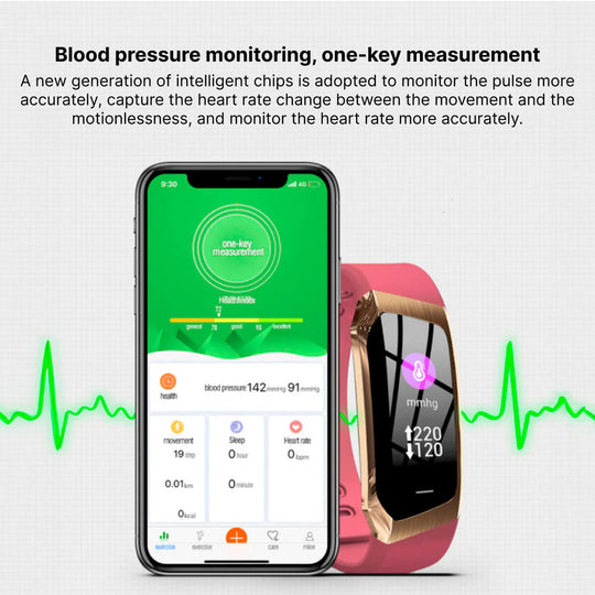 VitaFit | Fitness-Tracker mit Blutdruck- & Herzfrequenzmesser