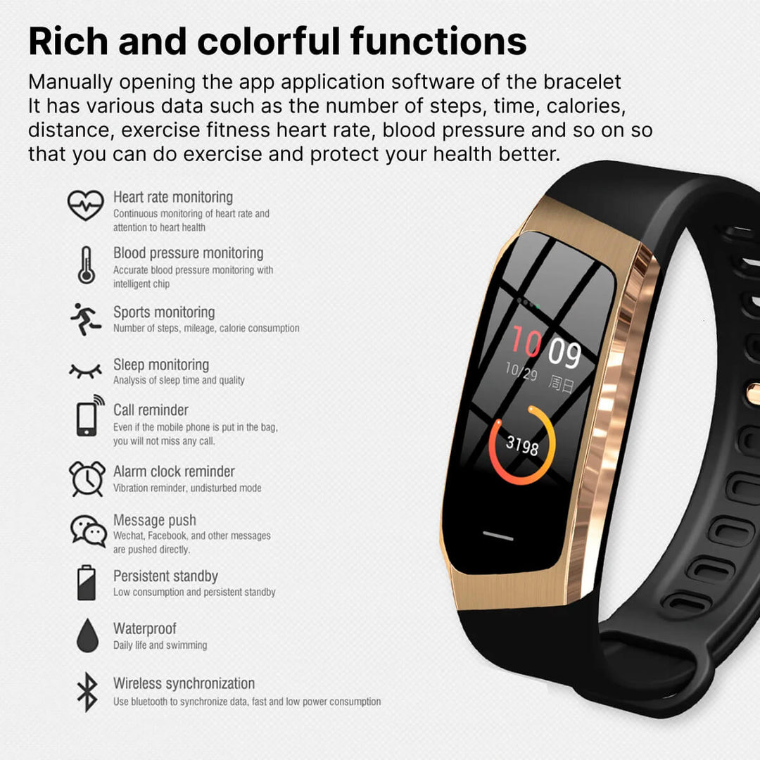 VitaFit | Fitness-Tracker mit Blutdruck- & Herzfrequenzmesser
