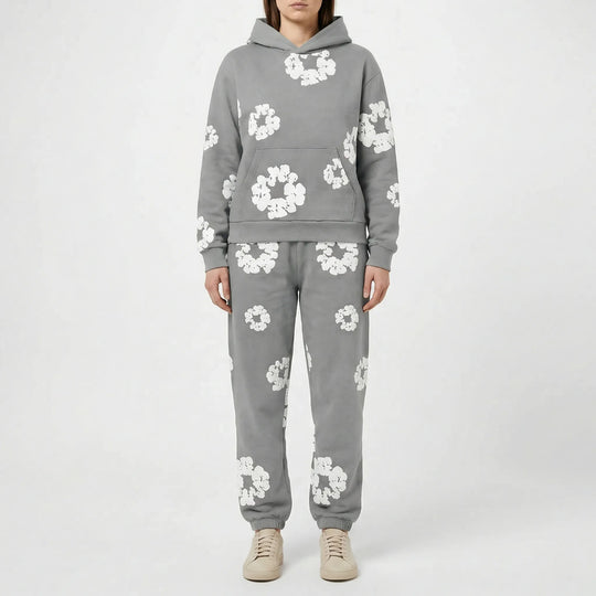 Bloomelle - Zweiteiliges Sportliches Set Grau Decorique.de