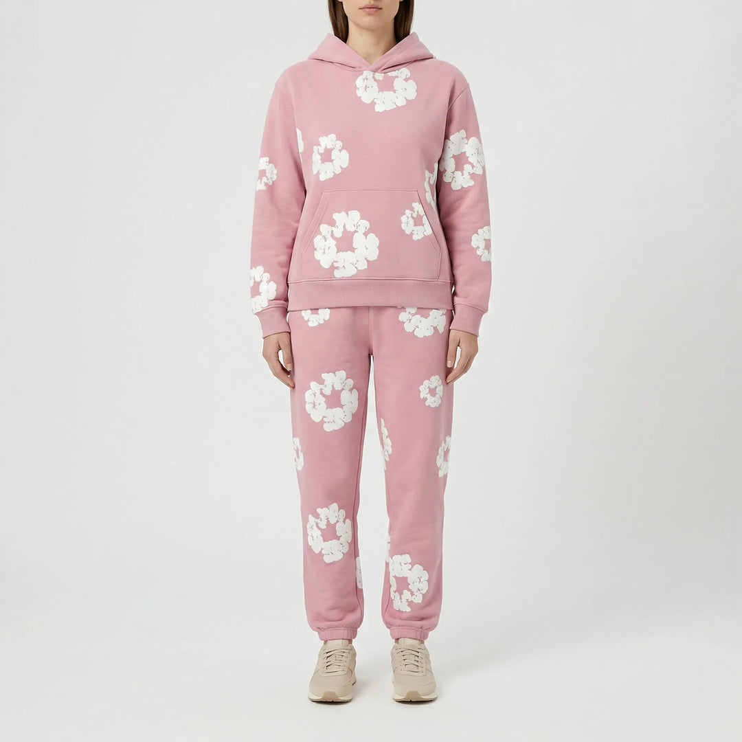 Bloomelle - Zweiteiliges Sportliches Set Rosa Decorique.de