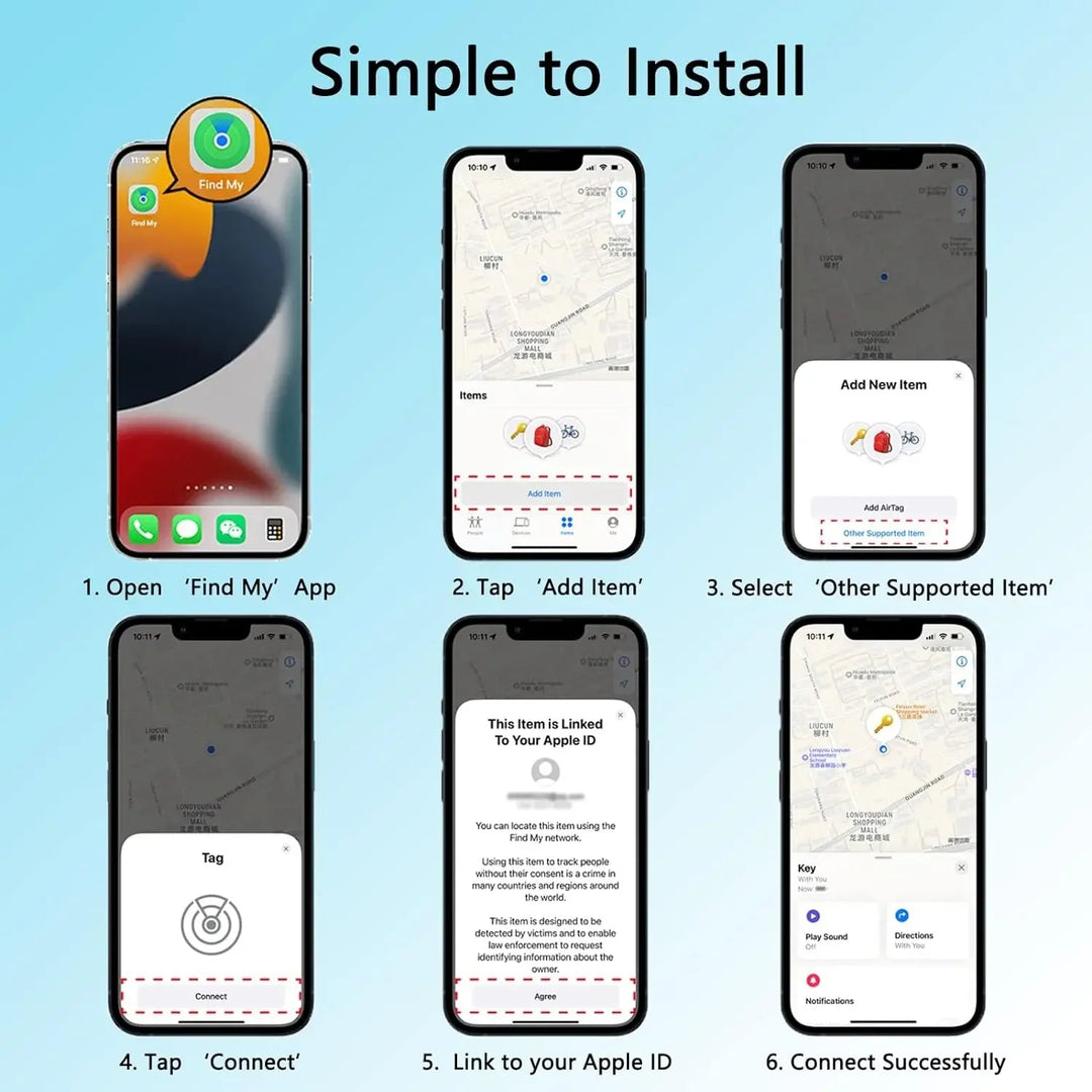 Bluetooth Tracker für iOS mit Lautsprecher und Austauschbarer Batterie – Verlorene Gegenstände Einfach Finden 3
