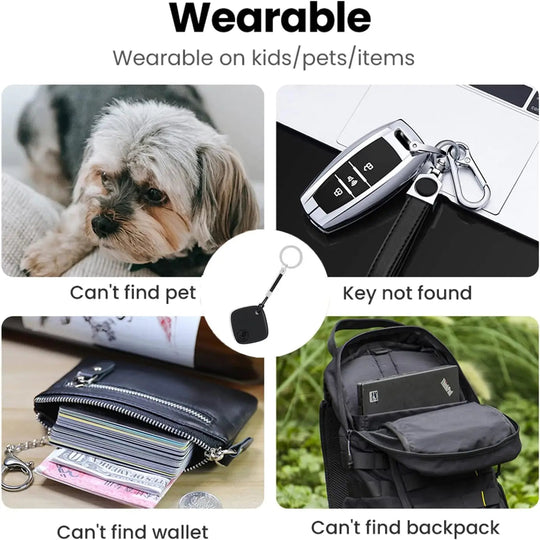 Bluetooth Tracker für iOS mit Lautsprecher und Austauschbarer Batterie – Verlorene Gegenstände Einfach Finden 5