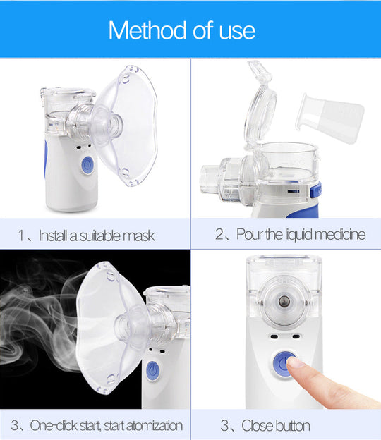 BreezeMed | Tragbarer Mesh-Inhalator für Erwachsene und Kinder4