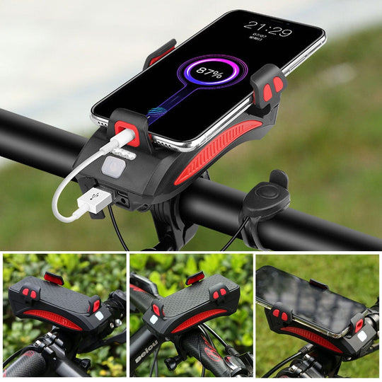 BrightRide | 4-in-1 Fahrradlicht mit Powerbank1
