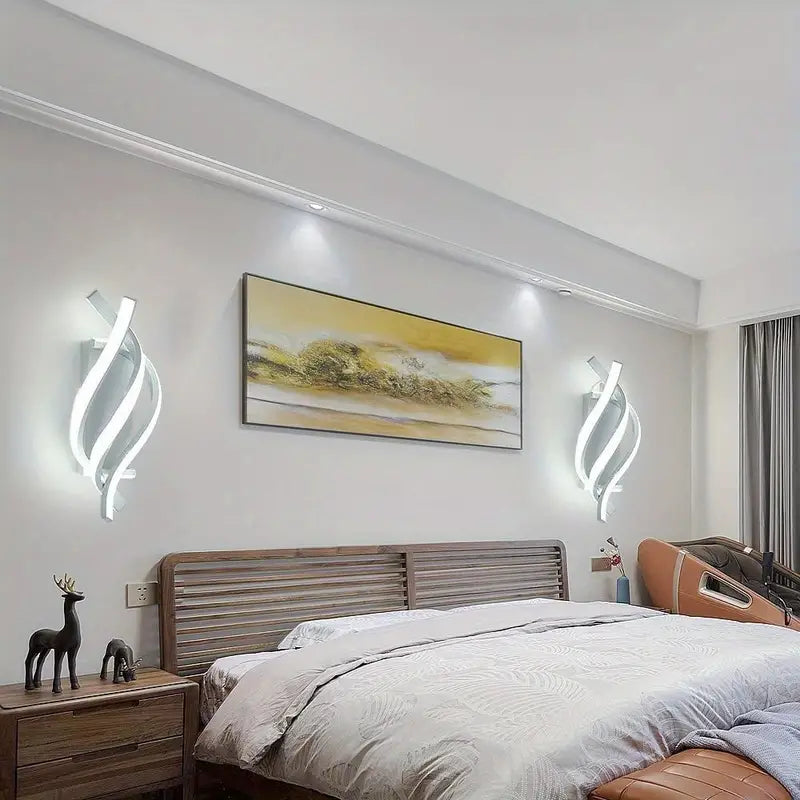 BrillianceBeam | Moderne und minimalistische Geschwungenewandleuchte5