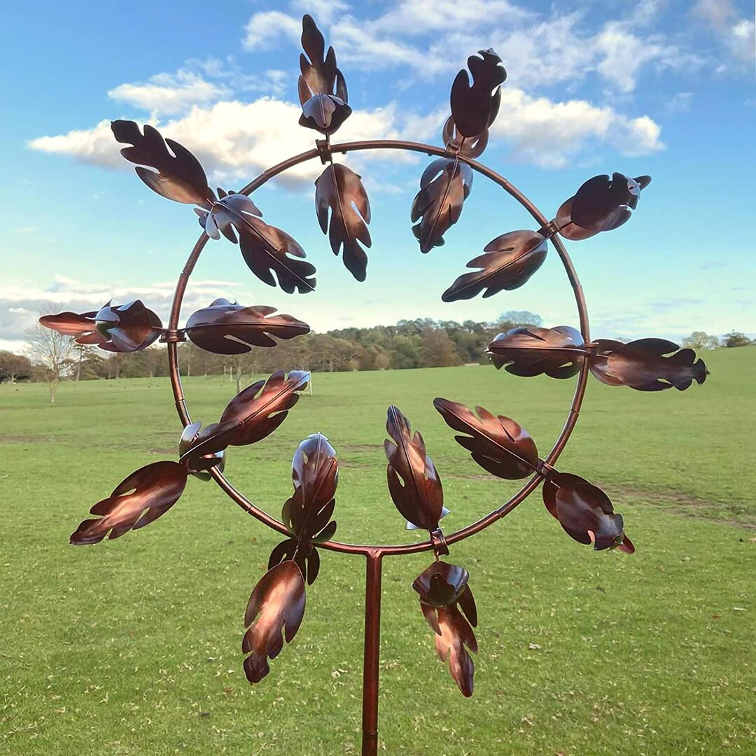BreezeArt | Lautlose Gartendeko mit drehenden Blättern