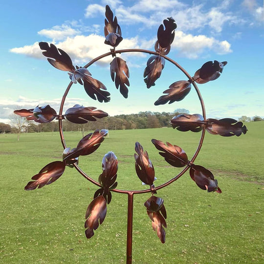 BreezeArt | Lautlose Gartendeko mit drehenden Blättern
