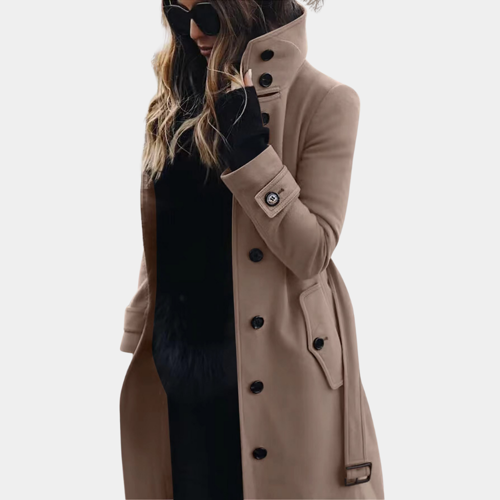 Yuna | Damen Trenchcoat – Stilvolle Wärme für den Winter