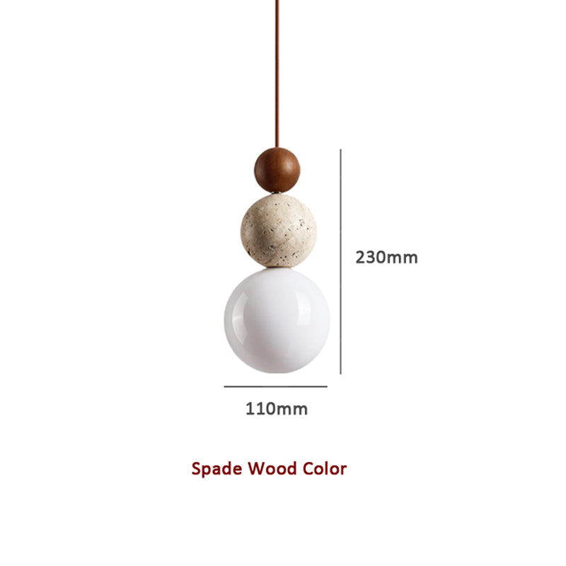 GlowTuff | Moderne einfache Stil Travertin Pendelleuchte