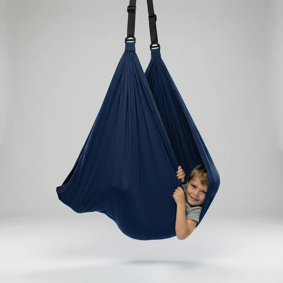 CalmPod - Omsluttende Sanseslynge Dunkelblau Decorique.de