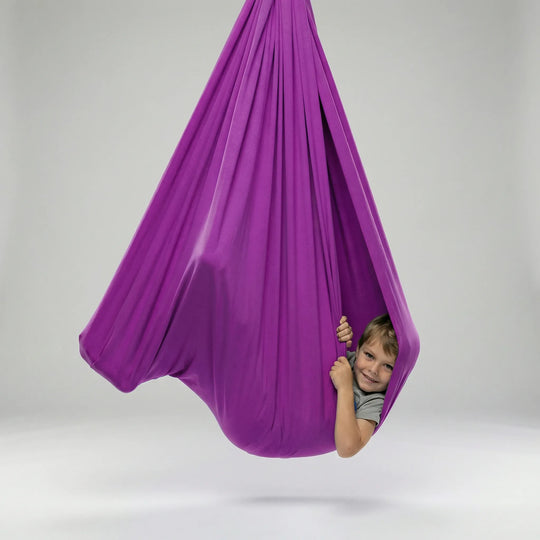 CalmPod - Omsluttende Sanseslynge Lila Decorique.de