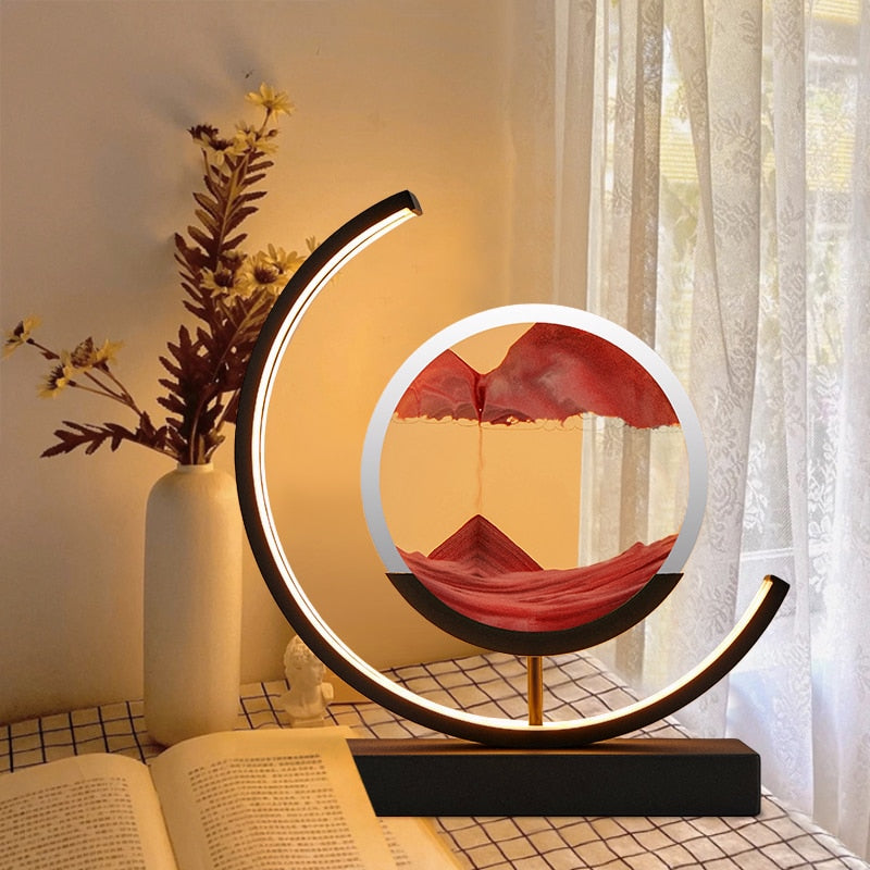 CalmSphere | Beruhigende & Faszinierende Sand-Bordlampe3