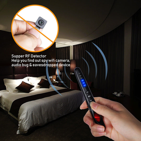 SafeScan | Verborgene Kamera Wanze Detektor und GPS-Tracker für Hotels und Autos