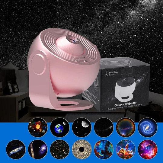 CelestialGlow | 12-in-1 HD Projektions- & Rotierende Sternenprojektorlampe7