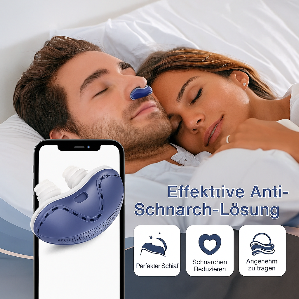 AirEase | Tragbares Antischnarchgerät für besseren Schlaf & freie Atmung