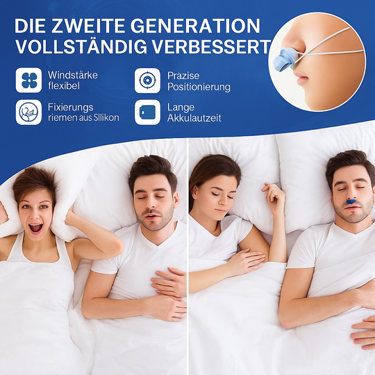 AirEase | Tragbares Antischnarchgerät für besseren Schlaf & freie Atmung