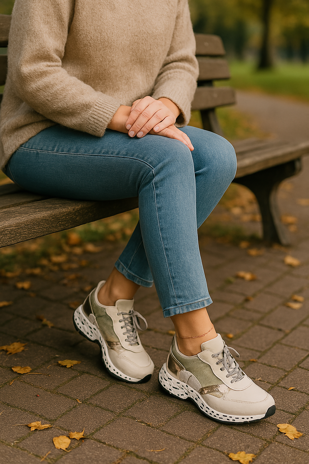 Camille | Damen Sneakers – Elegante Orthopädische Turnschuhe 2
