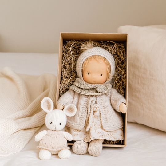 LittleCarol | Handgemachte Waldorf-Puppe – Sanft, Waschbar & Langlebig