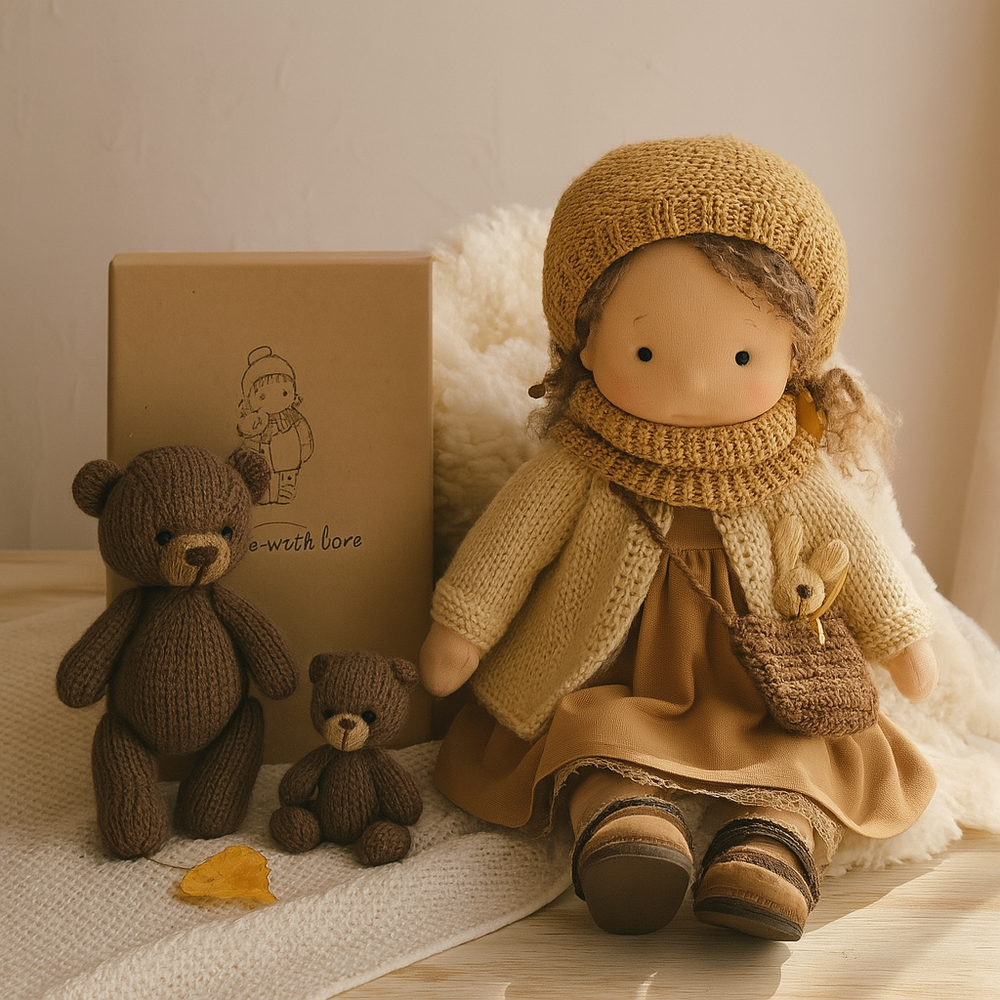 LittleCarol | Handgemachte Waldorf-Puppe – Sanft, Waschbar & Langlebig